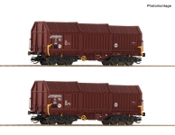 Roco 6680009 - TT - 2-tlg. Set Teleskophaubenwagen, DR, Ep. IV